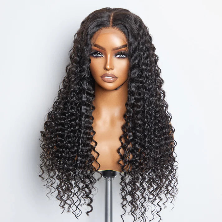 RemyLuxe 5 x 5 Deep Wave Lace Closure Wig