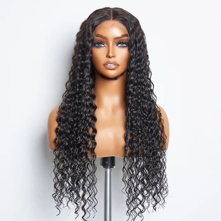 RemyLuxe 5 x 5 Deep Wave Lace Closure Wig