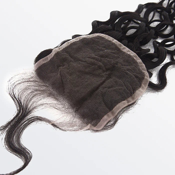 RemyLuxe Water Wave Free Parted Lace Closure 4 X 4