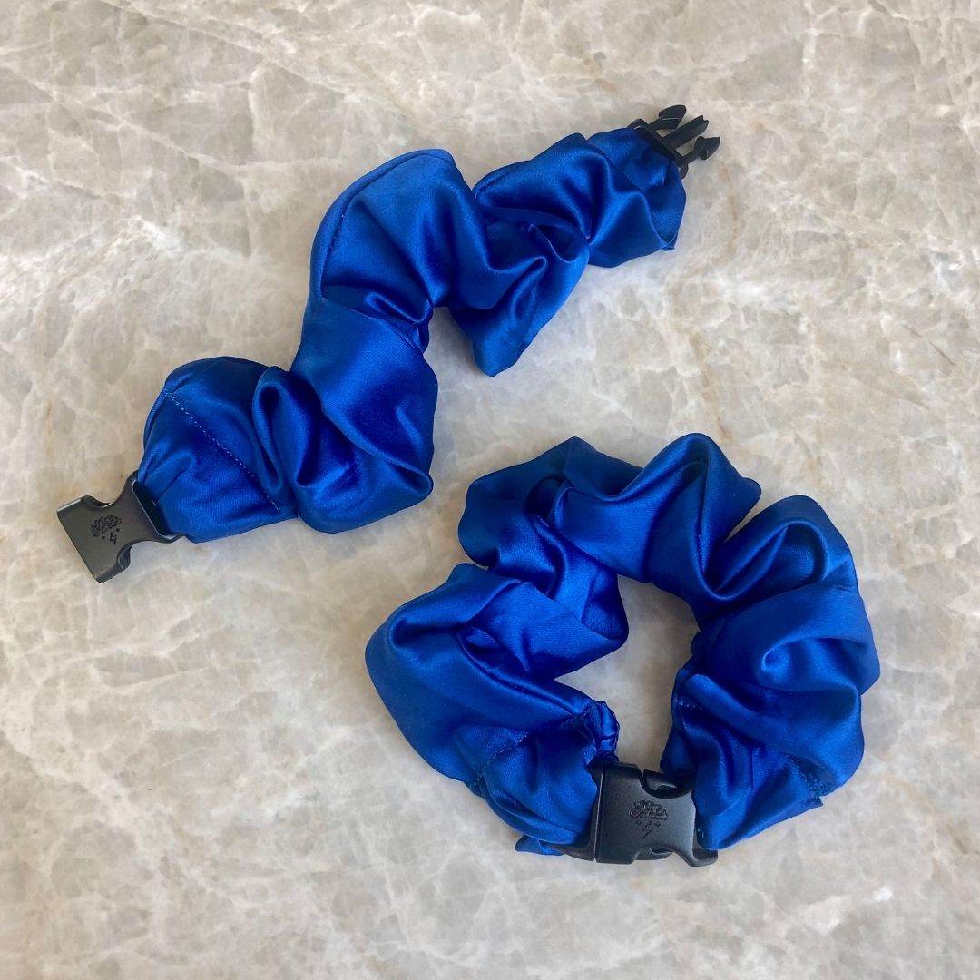 Buckle Scrunchie - Vibrant Solid Colors - No Snagging, No Tangles