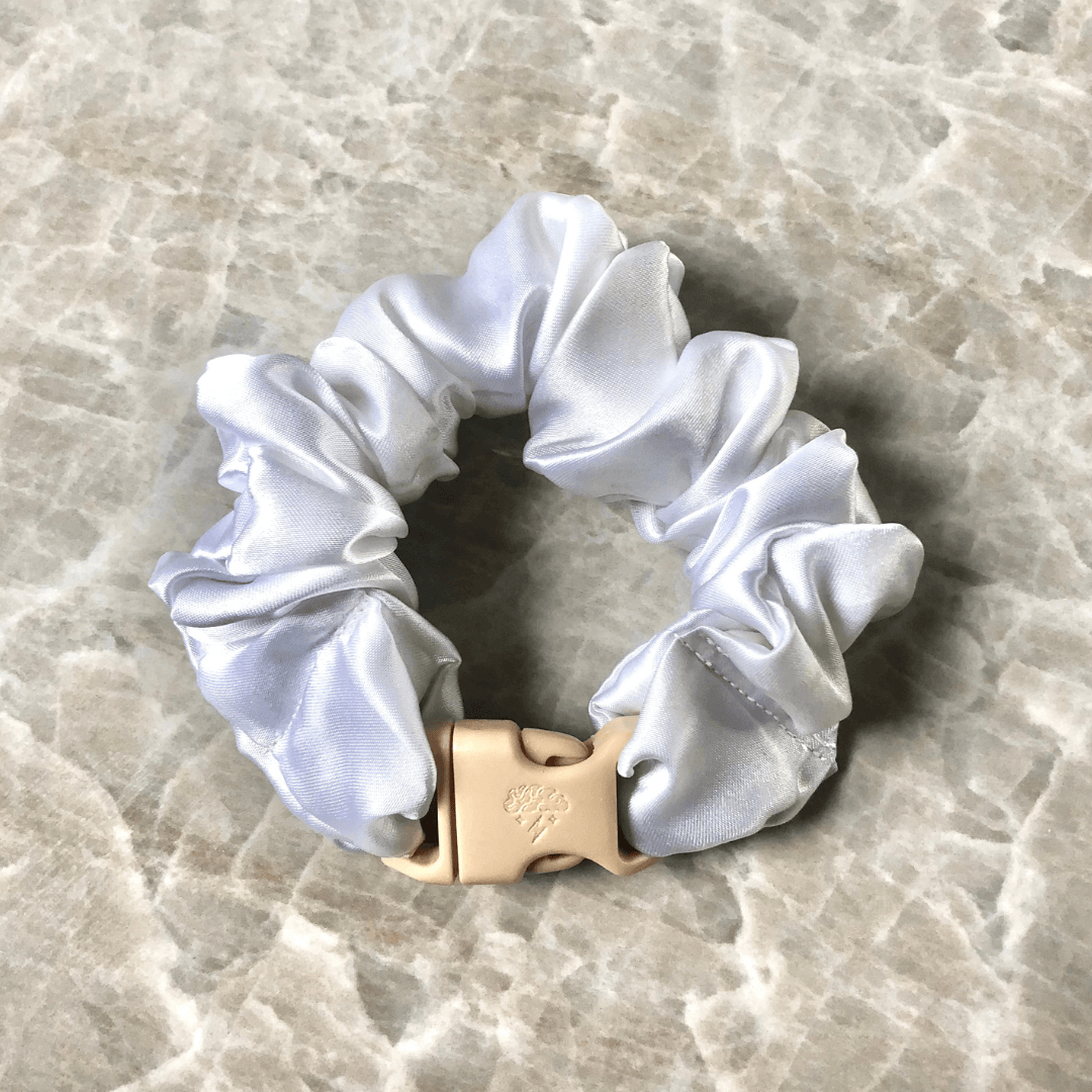 Buckle Scrunchie - Neutral Colors - No Snagging, No Tangles