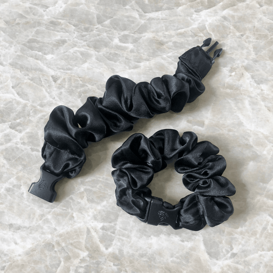 Buckle Scrunchie - Neutral Colors - No Snagging, No Tangles