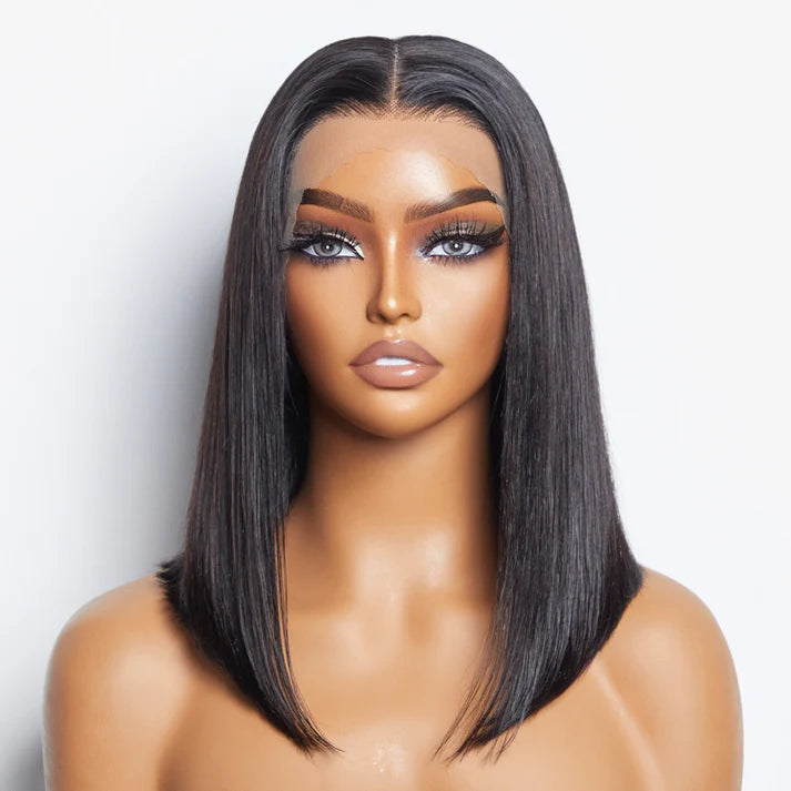 RemyLuxe 13 x 4 Lace Front Straight Bob Wig