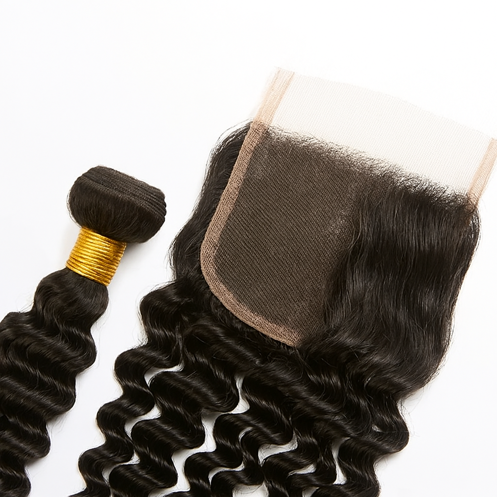 RemyLuxe Deep Curl Closure