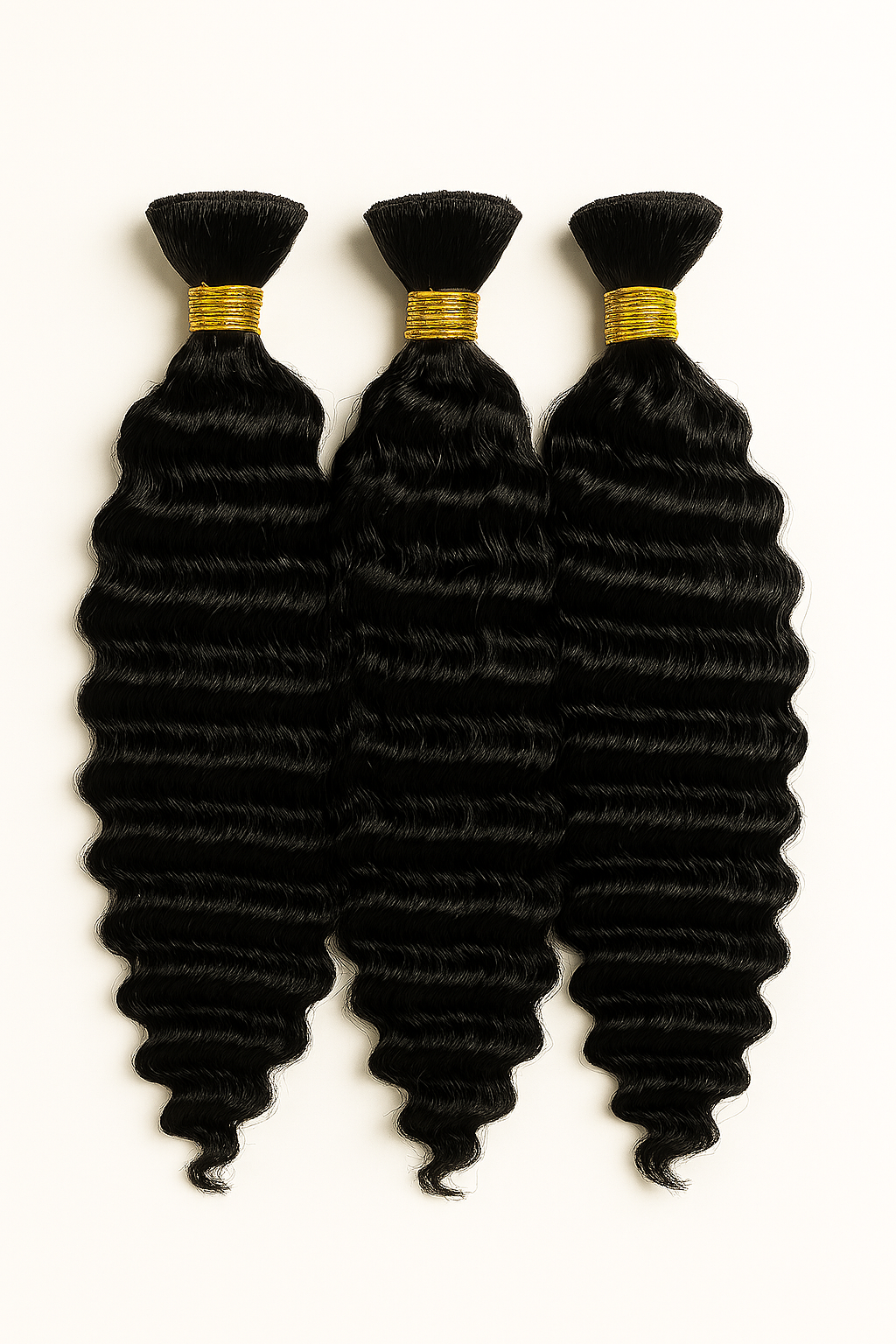 RemyLuxe LuxeLengths Deep Wave Black Braiding Hair