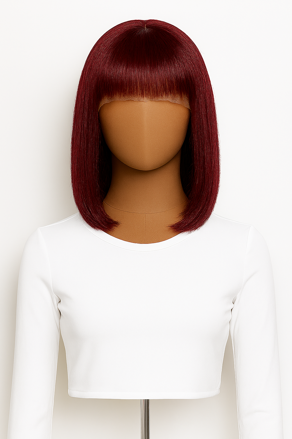RemyLuxe Reddish Layered Bob Wig