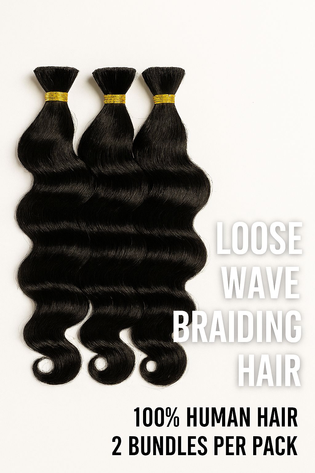 RemyLuxe LuxeLengths Loose Wave Braiding Hair