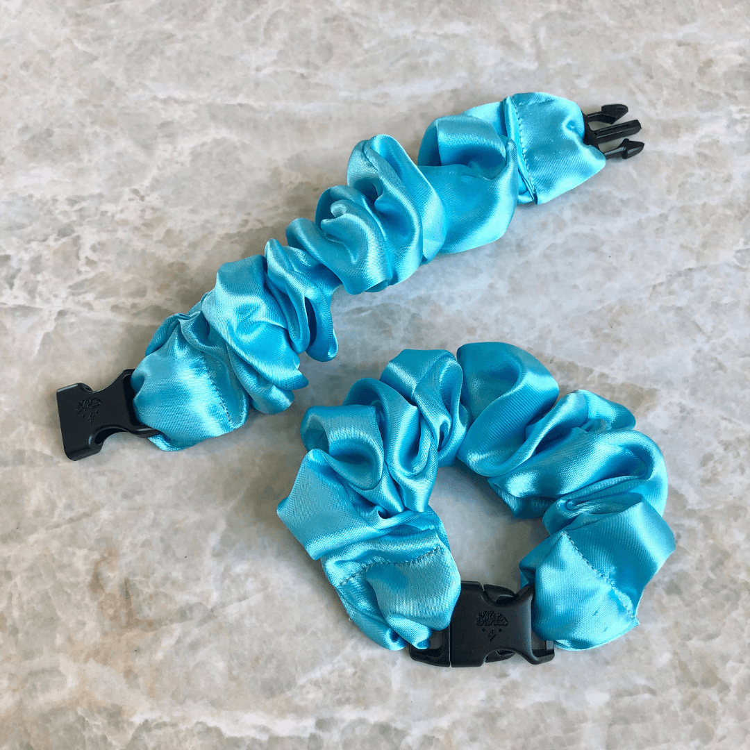 Buckle Scrunchie - Vibrant Solid Colors - No Snagging, No Tangles