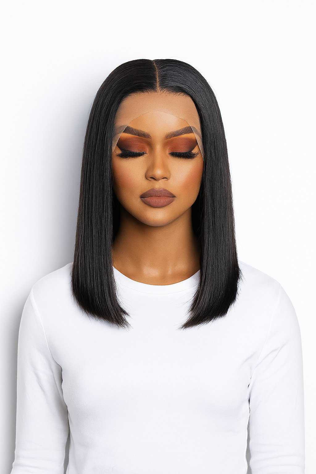 RemyLuxe Lace Front Straight Bob Wig