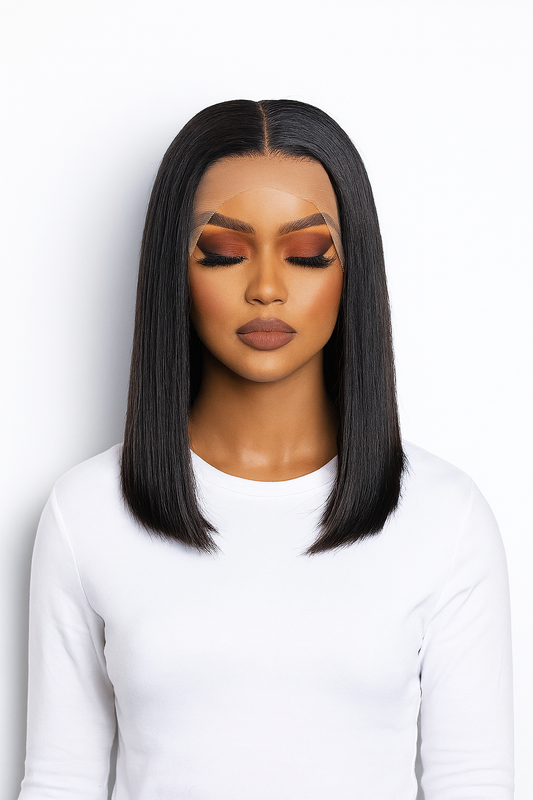 RemyLuxe Lace Front Straight Bob Wig